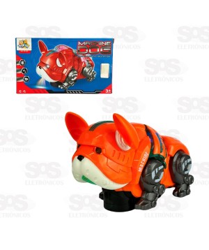 Super Cachorro Robô Com Luzes e Sons Toy king TK-AB6340