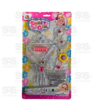 Kit de Beleza Princesas 7 Peças Toy King TK-AB5037