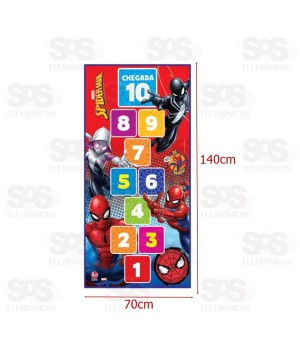 Tapete  Amarelinha Homem Aranha Lider 3001