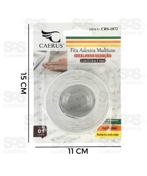 Fita Adesiva Para Vedação 3,2Mx3,8CM Multiuso Caerus CRS-1872