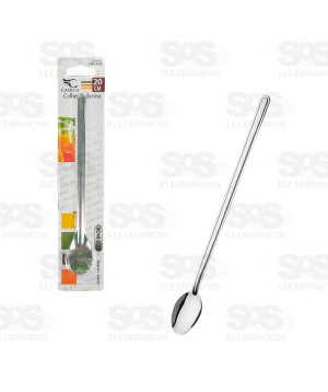 Colher Bailarina Para Suco Aço Inox 20CM Caerus CRS-1533