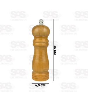 Moedor de Pimenta Manual Madeira Caerus CRS-1530