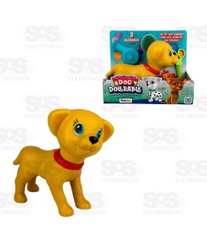 Dog Dollrable Com Acessórios Unitário Homeplay 3140