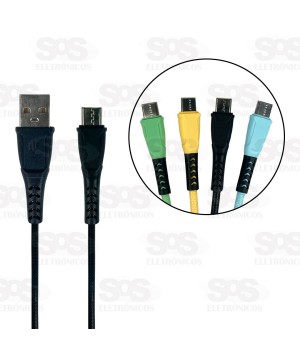 Cabo Type C 1 Metro Cores Variadas Altomex AL-7020-TY