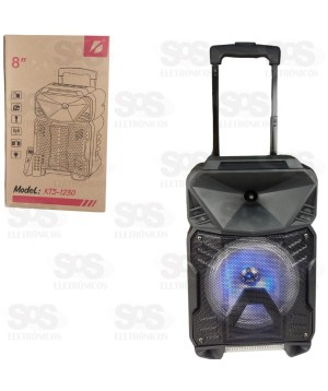Caixa De Som 40W Karaokê Com Microfone e Controle KTS-1230