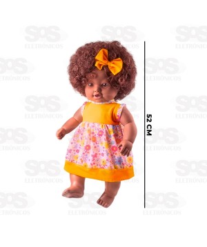 Boneca Bebety Doll Negra 52cm Nova Toys 1132