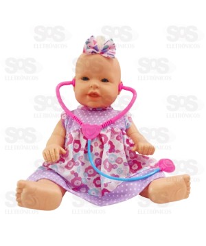 Boneca Lanny Baby Doutora Doll 47cm Nova Toys 1147