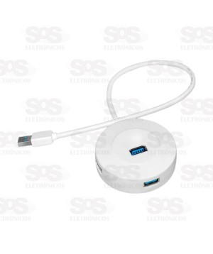 Hub USB 2.0 Com 4 Portas Knup KP-T131/2.0