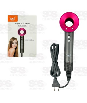 Secador De Cabelo Profissional Com 5 Acessórios 110V Altomex DJ-047
