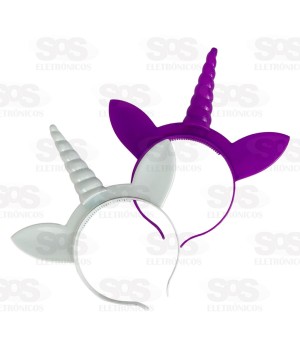Tiara Unicórnio Com LED Cores Variadas Toy King TK-AB4963