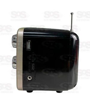 Rádio Retro 5W Bluetooth 8 Bandas Xtrad XDG-34