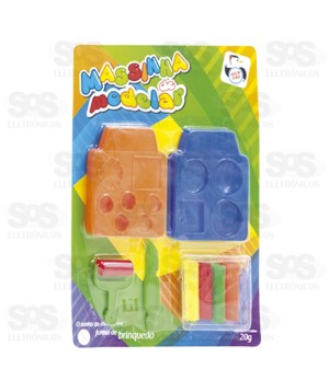Kit Massinha De Modelar Com Forminhas 11 Moldes Pica Pau PI3231