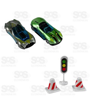 Pista Estacionamento De Carros Radical 3 Andares 29 Peças Pica Pau PI4158