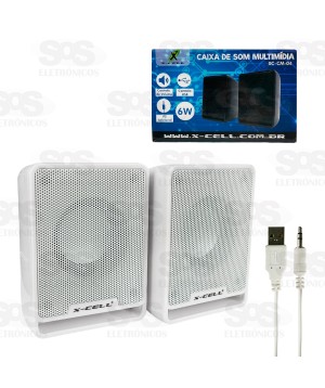 Caixa de Som Multimídia 6W X-cell XC-CM-04