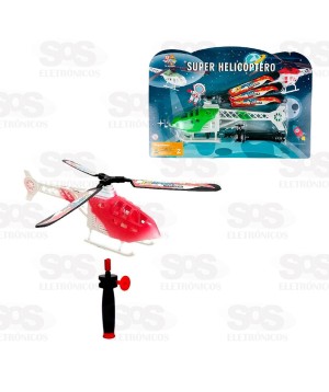 Super Helicóptero À Corda Toy King TK-AB3989