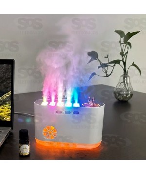 Umidificador Difusor De Ar Aromático Chamas 700ML Altomex AL-2795