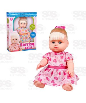 Boneca Sorriso Feliz 100% Vinil Com Cheirinho Anima Toys 2004