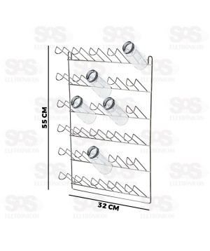 Secador de Copos Para Parede 30 Lugares 1828