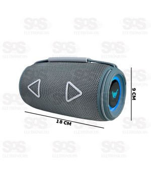 Caixa De Som 16W TWS Proteção IPX7 Altomex AL-8738