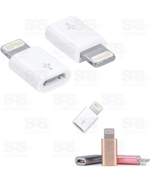 Adaptador V8 Para Iphone Embalagem Com 10 Unidades Xtrad