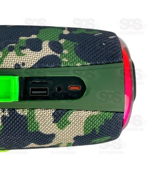 Caixa De Som TWS 30W X-Bass Com Microfone Eletromex EL-1045