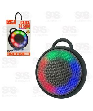Caixa De Som 10W Com Suporte Para Guidão Eletromex EL-1051