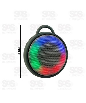 Caixa De Som 10W Com Suporte Para Guidão Eletromex EL-1051