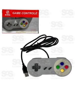 Controle USB Super Nintendo Computador KTS-USB2D