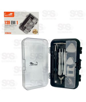 Caixa de Ferramentas Precisão 139 Peças Eletromex EL-1707