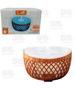 Difusor Umidificador Aromático Decorativo Com Iluminação Eletromex EL-5509