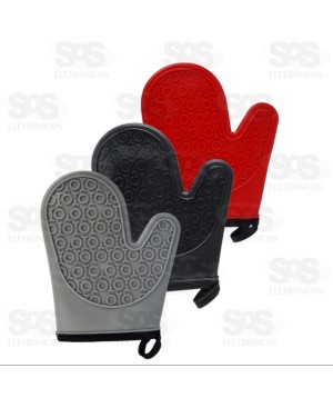 Luva Termica Silicone Cozinha Forrada Top Útil TOP1288