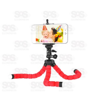 Suporte Tripé Flexível para Celular e Câmera B-Max BMG-23