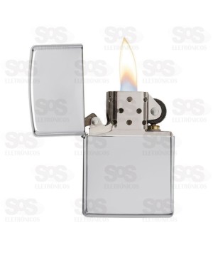 Isqueiro Metalizado Clássico À Fluído Recarregável Luatek