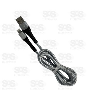 Cabo De Nylon Para Iphone 3.4A 1 Metro Inova CBO-20201