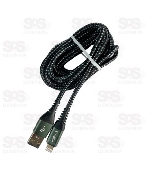 Cabo De Nylon Para Iphone 3.4A 2 Metros Inova CBO-12450