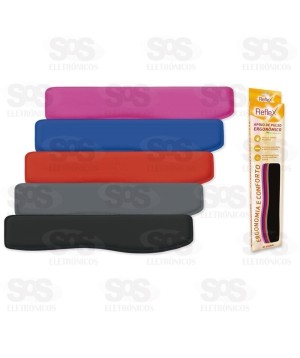 Apoio De Pulso Para Teclado Ergonômico Cores Variadas Reflex