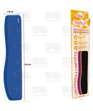 Apoio De Pulso Para Teclado Ergonômico Cores Variadas Reflex