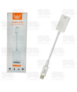 Cabo Adaptador OTG Iphone Para USB 3.0 Altomex AL-1770-5G