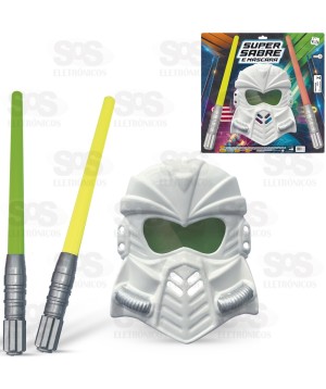 Kit 2 Sabre e Máscara Pica Pau 885