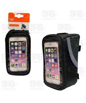 Suporte Bolsa Impermeável Para Bike Até 7,5 Polegadas Altomex AL-Z26