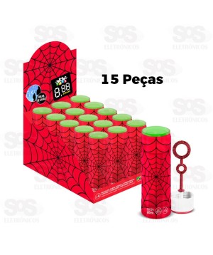 Lança Bolhas de Sabão Homem Aranha 15 Peças Wow Toys Q5002DS