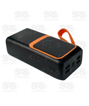 Carga Extra 30.000mAh Com Lanterna e Painel 6 Portas Altomex P7