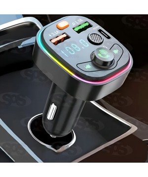 Transmissor FM Bluetooth Com USB+PD Microfone e Painel Altomex AL-2105D