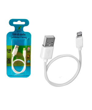 Cabo De Dados Iphone 30 cm Turbo 3.0A X-cell XC-CD-71