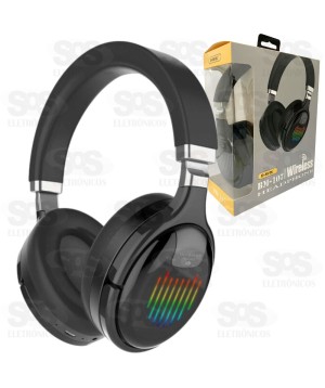 Fone De Ouvido Bluetooth Color RGB Estéreo B-max BM-107