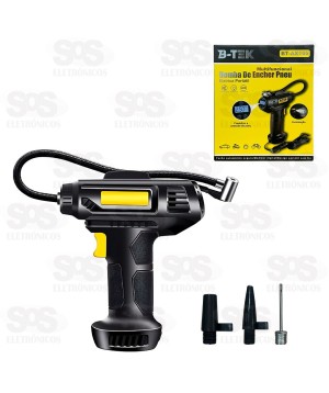 Compressor de Ar Elétrica Multifuncional Painel LCD B-Tek BT-AX105