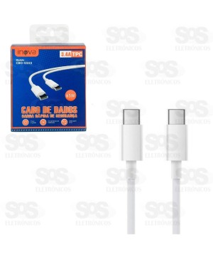 Cabo Type C + PD 65W 1 Metro Inova CBO-12223