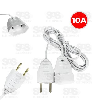 Extensão Simples 5 Metros 10A 2P Luster 2185