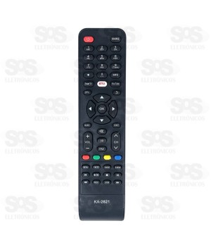 Controle Remoto Philco LCD/LED Netflix/Youtube Kapbom KA-2821