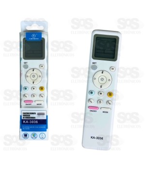 Controle Remoto Para Ar Condicionado Universal Kapbom KA-3036